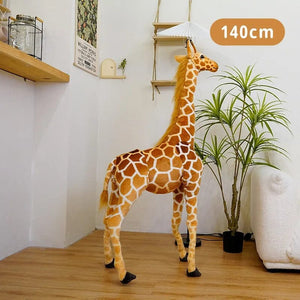 Planet Gates New 1pc Giant size Giraffe Plush Toys Cute Stuffed Animal Soft Giraffe Doll Birthday Gift Kids Toy