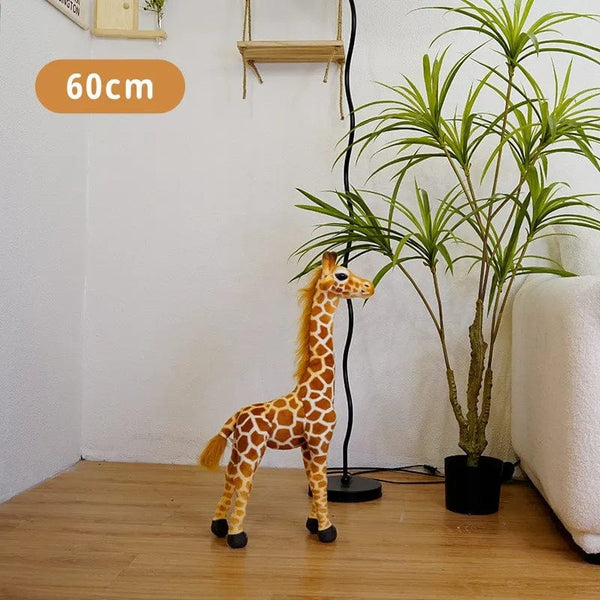 Planet Gates New 1pc Giant size Giraffe Plush Toys Cute Stuffed Animal Soft Giraffe Doll Birthday Gift Kids Toy