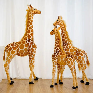 Planet Gates New 1pc Giant size Giraffe Plush Toys Cute Stuffed Animal Soft Giraffe Doll Birthday Gift Kids Toy