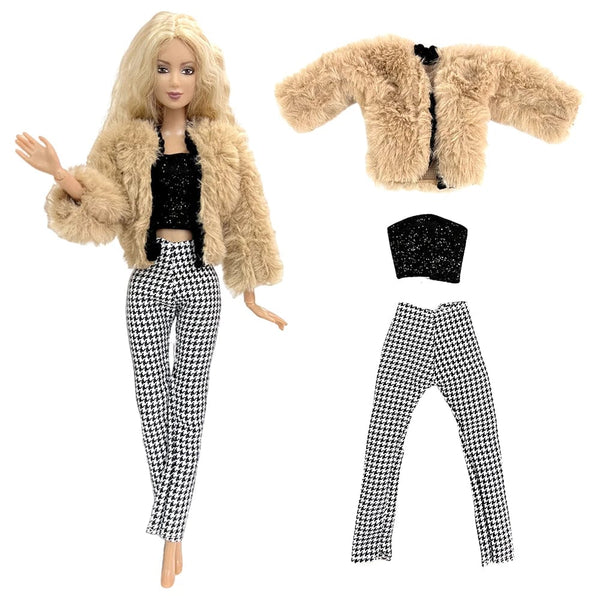 Planet Gates NEW 1x Fashion Skirt For 1/6 Doll Casual Outfits Vest Shirt Pants Dress Dollhouse Accessories Clothes for Barbie Doll JJ