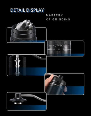 Planet Gates New 2024 Coffee Grinder Manual 7 Core Bean Coffee Grinder Espresso Portable External Adjustable Household Turkish Coffee Grinder