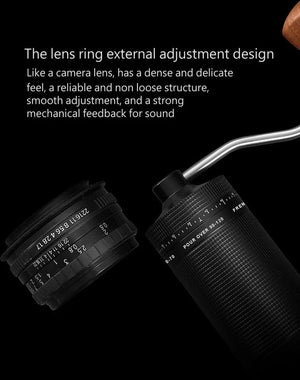 Planet Gates New 2024 Coffee Grinder Manual 7 Core Bean Coffee Grinder Espresso Portable External Adjustable Household Turkish Coffee Grinder