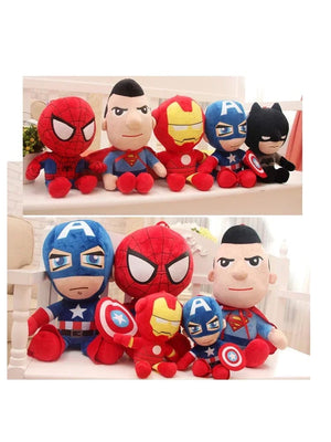 Planet Gates NEW 27cm Man Spidermaned Plush Toys Movie Dolls Marvel Avengers Soft Stuffed Hero Captain America Iron Christmas Gifts for Kids