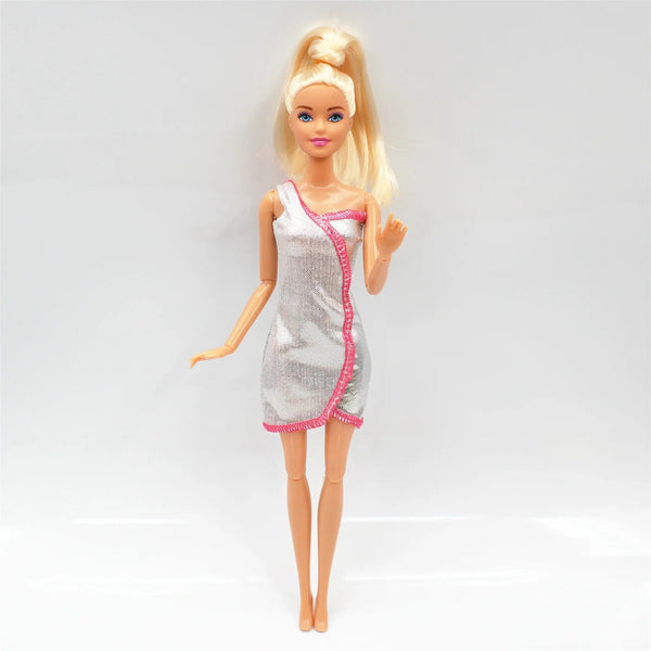 Planet Gates New 30cm 11 Joints Movable Doll with Clothes 1/6 Doll with Skirt Girls Play House Diy Dress Up Toy Gifts