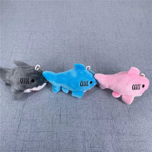 Planet Gates NEW 3Colors , Size 8CM Stuffed Plush Shark Ocean Animal Plush Toy Doll , With Keychain Gift