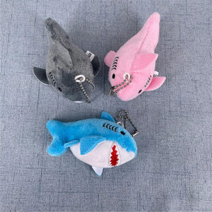 Planet Gates NEW 3Colors , Size 8CM Stuffed Plush Shark Ocean Animal Plush Toy Doll , With Keychain Gift