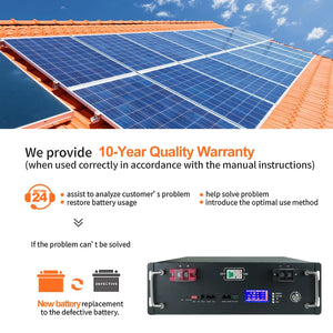 Planet Gates New 48V 100Ah LiFePo4 Battery Pack 51.2V 5kw Lithium Iron Phosphate Batteries 16S 100A Built-in BMS 48V 50AH 200AH Pack No Tax