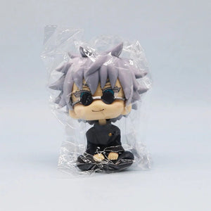 Planet Gates New 5Pcs/set Jujutsu Kaisen Cute Yuji Itadori Gojo Satoru Q Ver. PVC Action Figures Anime Figure Model Toys Collection Doll Gift