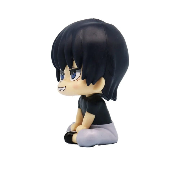 Planet Gates New 5Pcs/set Jujutsu Kaisen Cute Yuji Itadori Gojo Satoru Q Ver. PVC Action Figures Anime Figure Model Toys Collection Doll Gift