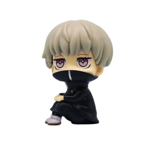 Planet Gates New 5Pcs/set Jujutsu Kaisen Cute Yuji Itadori Gojo Satoru Q Ver. PVC Action Figures Anime Figure Model Toys Collection Doll Gift