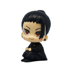 Planet Gates New 5Pcs/set Jujutsu Kaisen Cute Yuji Itadori Gojo Satoru Q Ver. PVC Action Figures Anime Figure Model Toys Collection Doll Gift