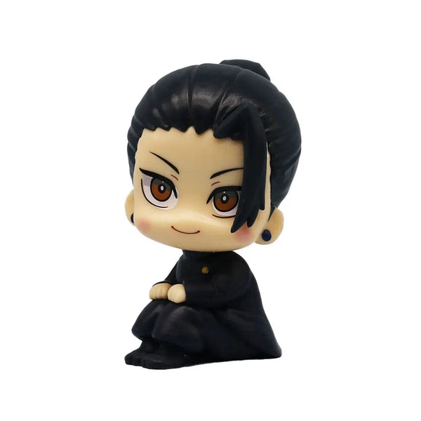 Planet Gates New 5Pcs/set Jujutsu Kaisen Cute Yuji Itadori Gojo Satoru Q Ver. PVC Action Figures Anime Figure Model Toys Collection Doll Gift