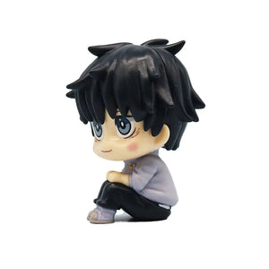 Planet Gates New 5Pcs/set Jujutsu Kaisen Cute Yuji Itadori Gojo Satoru Q Ver. PVC Action Figures Anime Figure Model Toys Collection Doll Gift