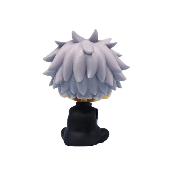 Planet Gates New 5Pcs/set Jujutsu Kaisen Cute Yuji Itadori Gojo Satoru Q Ver. PVC Action Figures Anime Figure Model Toys Collection Doll Gift