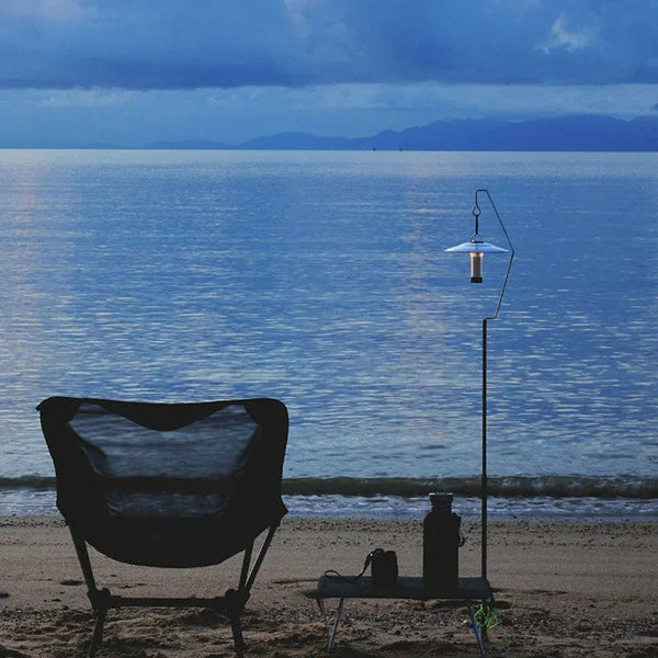 Planet Gates New 67g Ultralight Titanium Camping Lamp Post Pole Portable Fishing Hanging Light Fixing Stand Holder Lumena M3 Lantern Stand