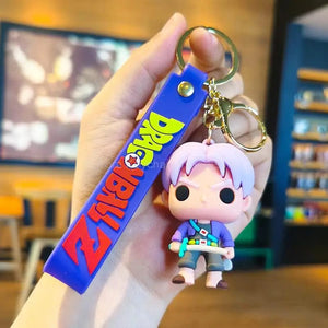 Planet Gates New Anime Dragon Ball Keychain Z Super Saiyan Son Goku Bulma Broly Piccolo Majin Buu Series Car Pendant Keyring Kids Toys Gifts