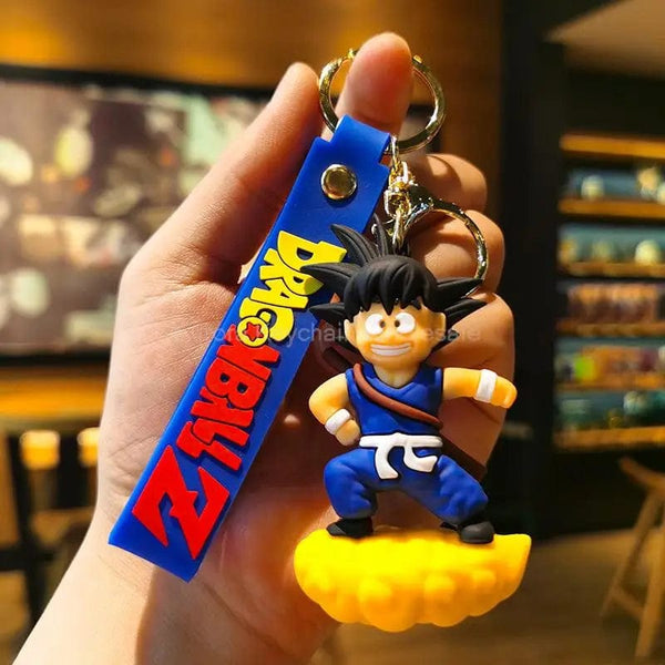 Planet Gates New Anime Dragon Ball Keychain Z Super Saiyan Son Goku Bulma Broly Piccolo Majin Buu Series Car Pendant Keyring Kids Toys Gifts