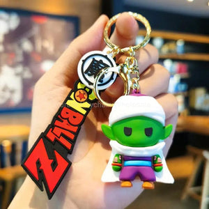 Planet Gates New Anime Dragon Ball Keychain Z Super Saiyan Son Goku Bulma Broly Piccolo Majin Buu Series Car Pendant Keyring Kids Toys Gifts