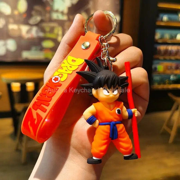 Planet Gates New Anime Dragon Ball Keychain Z Super Saiyan Son Goku Bulma Broly Piccolo Majin Buu Series Car Pendant Keyring Kids Toys Gifts