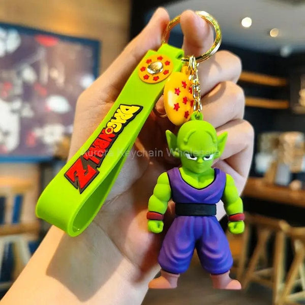 Planet Gates New Anime Dragon Ball Keychain Z Super Saiyan Son Goku Bulma Broly Piccolo Majin Buu Series Car Pendant Keyring Kids Toys Gifts
