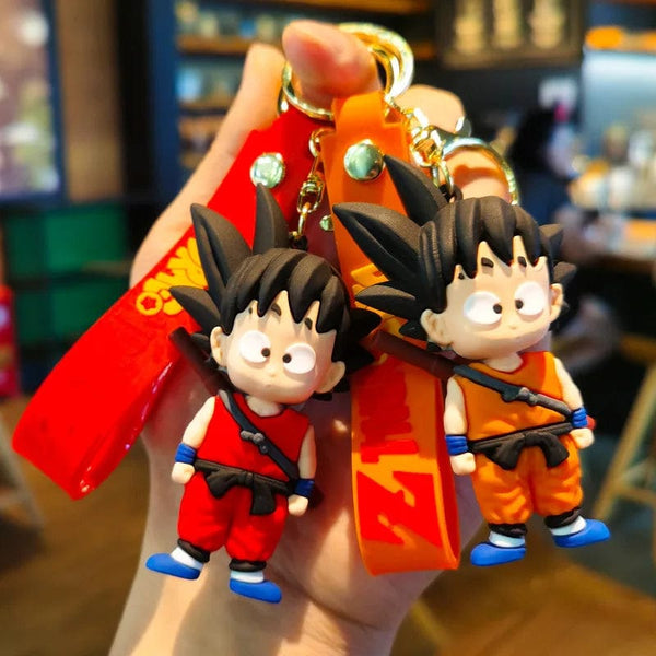 Planet Gates New Anime Dragon Ball Keychain Z Super Saiyan Son Goku Bulma Broly Piccolo Majin Buu Series Car Pendant Keyring Kids Toys Gifts
