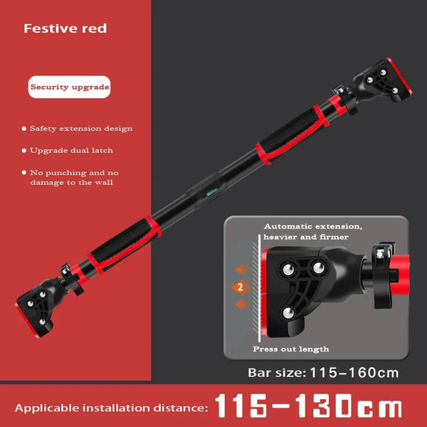 Planet Gates New Anti Drop Indoor Horizontal Bar Home No Punching Wall-mounted Pull Up Bar Corridor Fitness Horizontal Bar