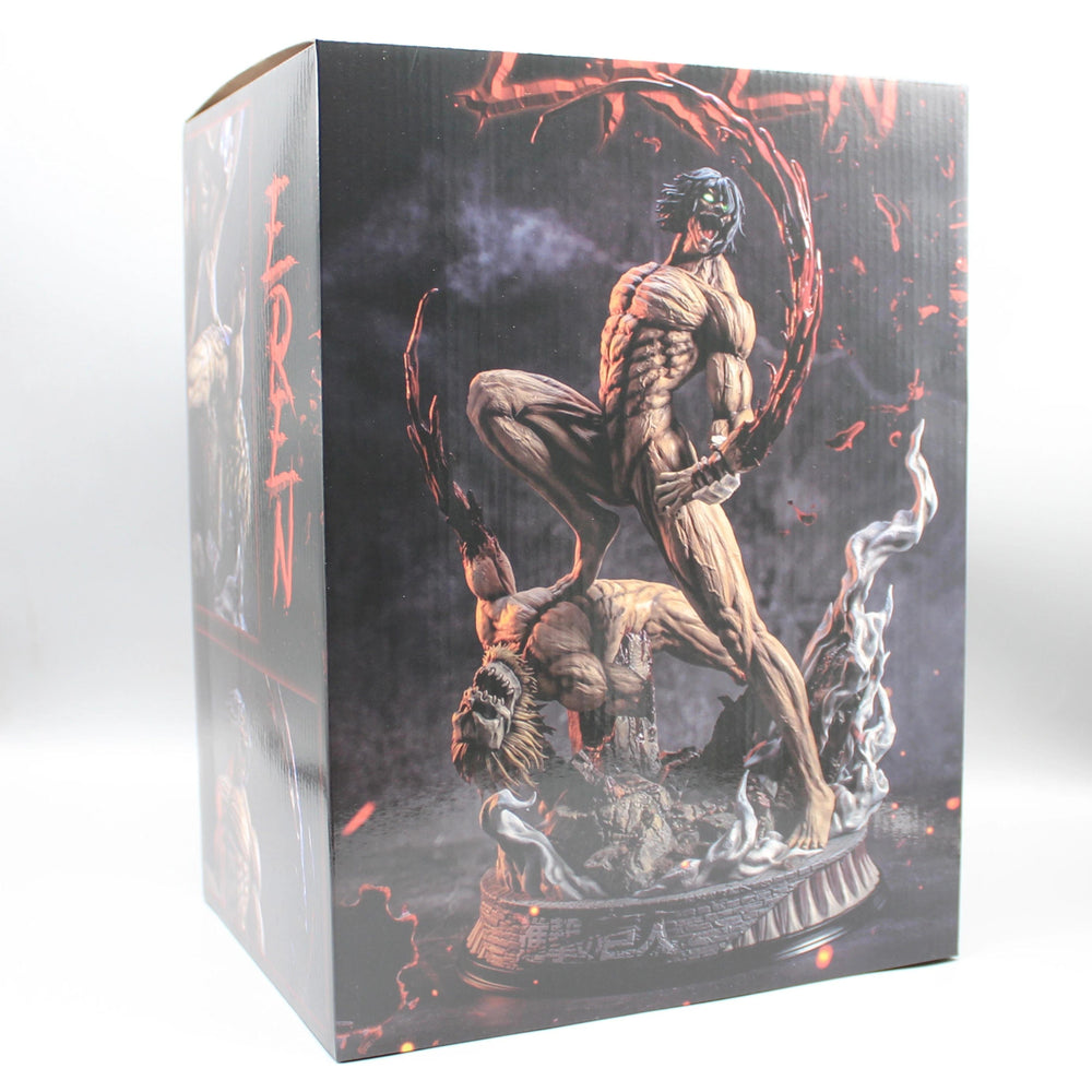 Planet Gates New Attack On Titan Anime Figure The Armored Figures 29cm Titan Eren Jager Action Figurine Model Pvc Statue Ornament Toys Gifts