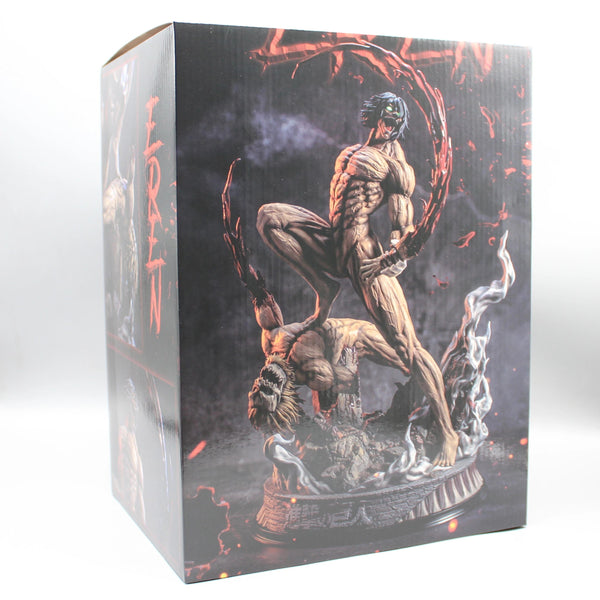 Planet Gates New Attack On Titan Anime Figure The Armored Figures 29cm Titan Eren Jager Action Figurine Model Pvc Statue Ornament Toys Gifts