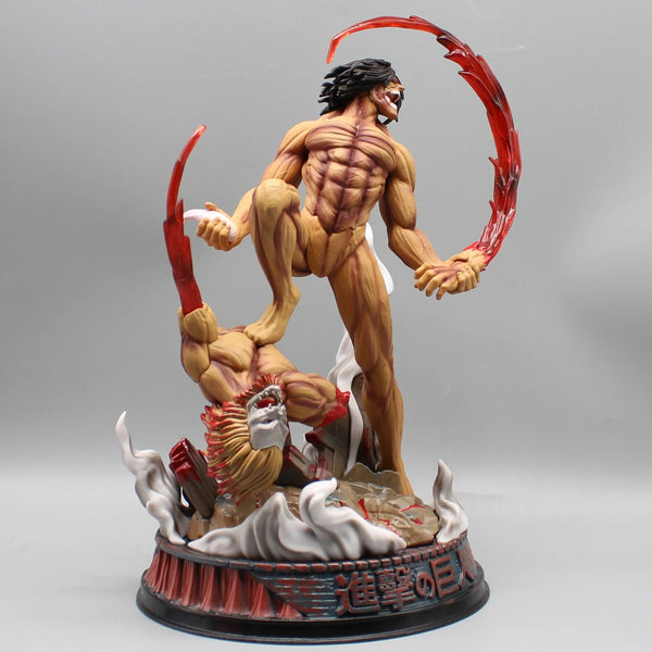 Planet Gates New Attack On Titan Anime Figure The Armored Figures 29cm Titan Eren Jager Action Figurine Model Pvc Statue Ornament Toys Gifts