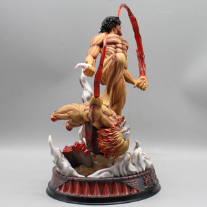 Planet Gates New Attack On Titan Anime Figure The Armored Figures 29cm Titan Eren Jager Action Figurine Model Pvc Statue Ornament Toys Gifts