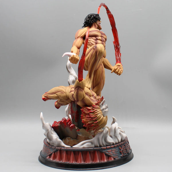 Planet Gates New Attack On Titan Anime Figure The Armored Figures 29cm Titan Eren Jager Action Figurine Model Pvc Statue Ornament Toys Gifts