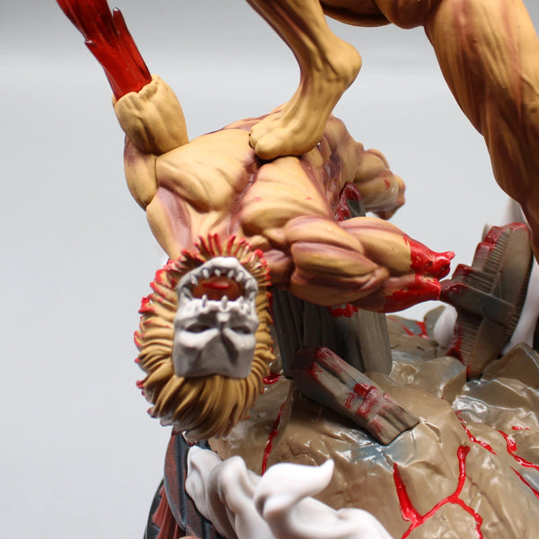 Planet Gates New Attack On Titan Anime Figure The Armored Figures 29cm Titan Eren Jager Action Figurine Model Pvc Statue Ornament Toys Gifts