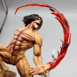 Planet Gates New Attack On Titan Anime Figure The Armored Figures 29cm Titan Eren Jager Action Figurine Model Pvc Statue Ornament Toys Gifts