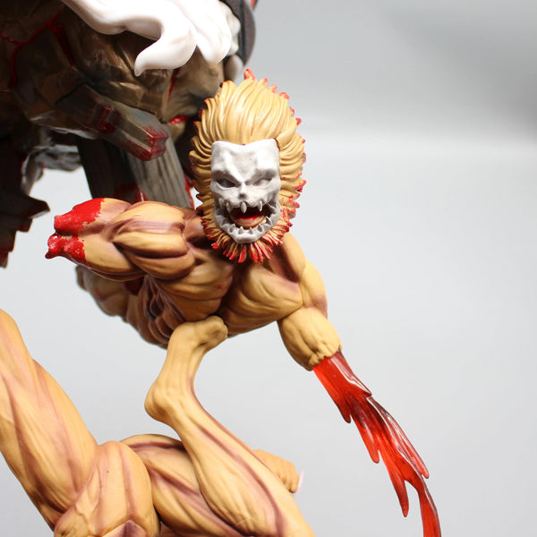 Planet Gates New Attack On Titan Anime Figure The Armored Figures 29cm Titan Eren Jager Action Figurine Model Pvc Statue Ornament Toys Gifts