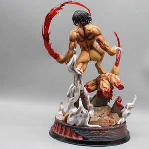 Planet Gates New Attack On Titan Anime Figure The Armored Figures 29cm Titan Eren Jager Action Figurine Model Pvc Statue Ornament Toys Gifts