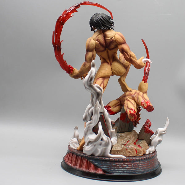 Planet Gates New Attack On Titan Anime Figure The Armored Figures 29cm Titan Eren Jager Action Figurine Model Pvc Statue Ornament Toys Gifts