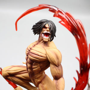 Planet Gates New Attack On Titan Anime Figure The Armored Figures 29cm Titan Eren Jager Action Figurine Model Pvc Statue Ornament Toys Gifts