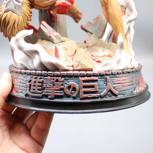 Planet Gates New Attack On Titan Anime Figure The Armored Figures 29cm Titan Eren Jager Action Figurine Model Pvc Statue Ornament Toys Gifts