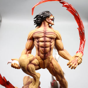 Planet Gates New Attack On Titan Anime Figure The Armored Figures 29cm Titan Eren Jager Action Figurine Model Pvc Statue Ornament Toys Gifts
