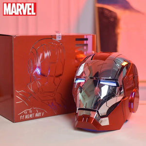 Planet Gates New AutoKing 1:1 Mk5 Iron Man Helmet Cosplay Voice Control Eyes with Light Model Toys for Adult Electric Wearable Christmas Gift