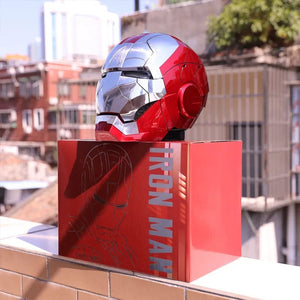 Planet Gates New AutoKing 1:1 Mk5 Iron Man Helmet Cosplay Voice Control Eyes with Light Model Toys for Adult Electric Wearable Christmas Gift