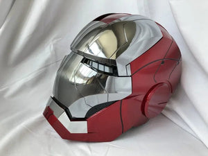 Planet Gates New AutoKing 1:1 Mk5 Iron Man Helmet Cosplay Voice Control Eyes with Light Model Toys for Adult Electric Wearable Christmas Gift
