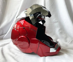 Planet Gates New AutoKing 1:1 Mk5 Iron Man Helmet Cosplay Voice Control Eyes with Light Model Toys for Adult Electric Wearable Christmas Gift