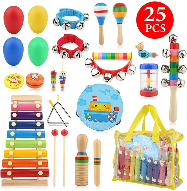 Planet Gates New Baby Percussion Instrument Education Creative Development Wooden Music Hand Kids Learning Montessori Toys Gift New