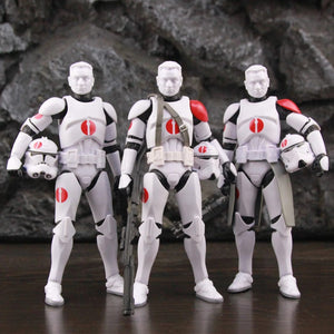 Planet Gates New Body - Star Wars 91st Mobile Reconnaissance Corps Commander Neyo Lieutenant Jester Recon Trooper 6" Action Figure Clone Toys