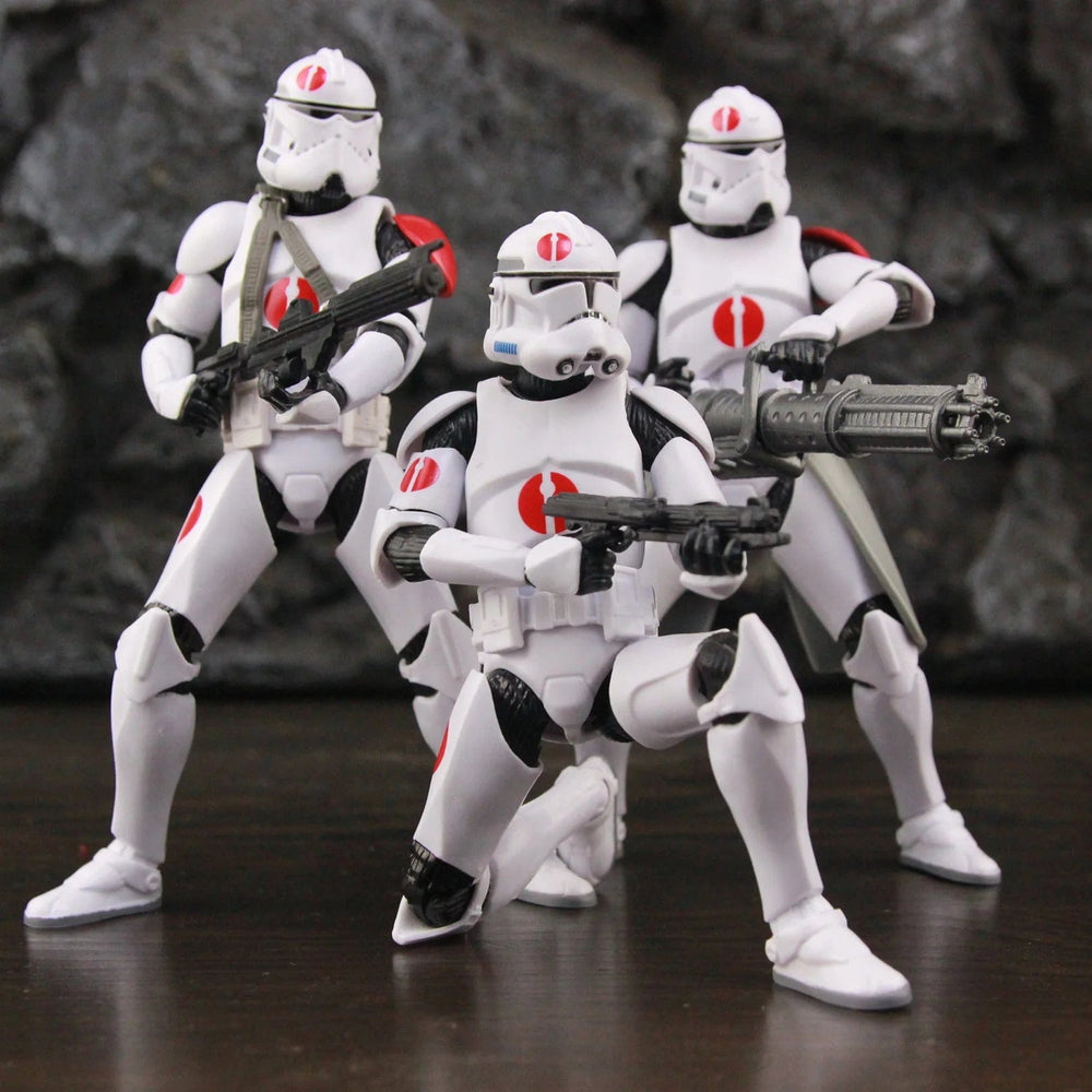 Planet Gates New Body - Star Wars 91st Mobile Reconnaissance Corps Commander Neyo Lieutenant Jester Recon Trooper 6" Action Figure Clone Toys