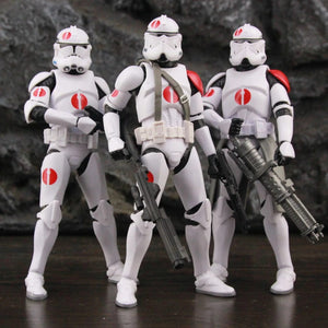 Planet Gates New Body - Star Wars 91st Mobile Reconnaissance Corps Commander Neyo Lieutenant Jester Recon Trooper 6" Action Figure Clone Toys