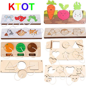 Planet Gates NEW Busy Board Montessori Early Educational Toys Cognitive Training Infant Skills Learning Wooden Game Busyboard DIY Accessories