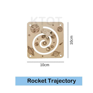 Planet Gates NEW Busy Board Montessori Early Educational Toys Cognitive Training Infant Skills Learning Wooden Game Busyboard DIY Accessories