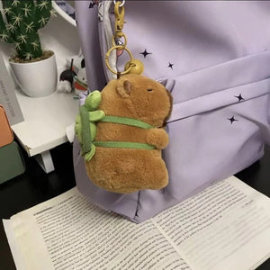 Planet Gates New Capybara Plush Toys Women Cute Capibara Bag Pendant Keychain Kids Backpack Decor Party Birthday Gift Fluffty Doll Factory